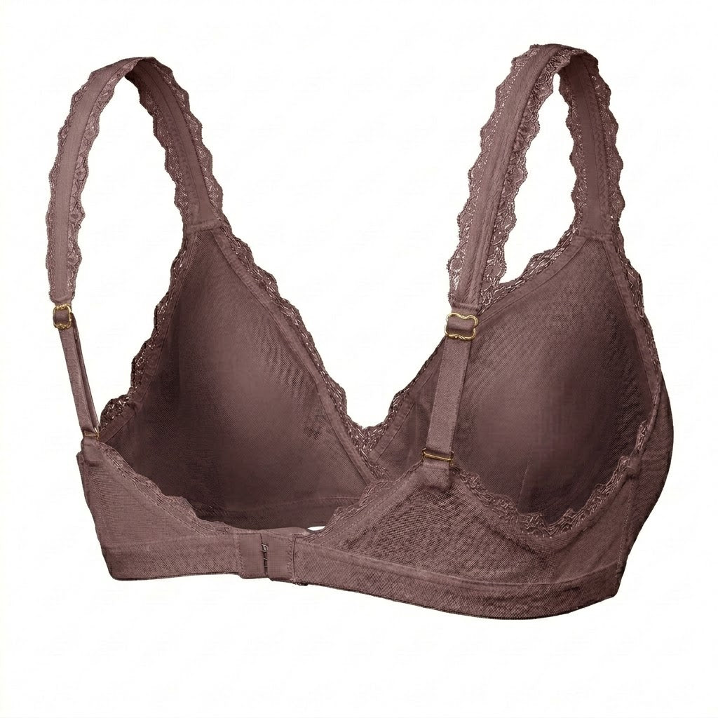 Valentina Cross Bralette Peppercorn