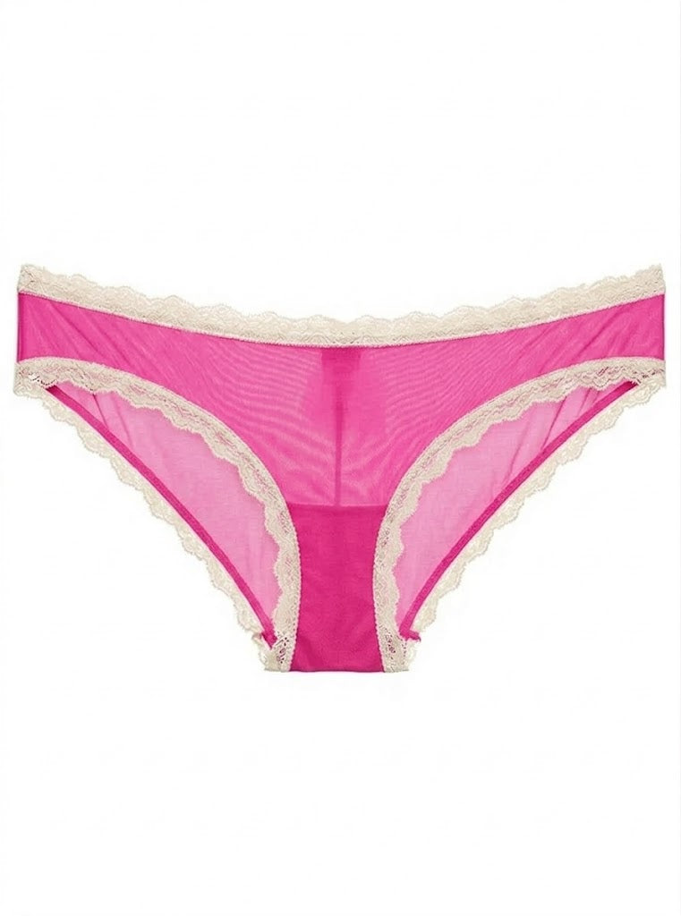 Valentina Hotpant Fuchsia/White