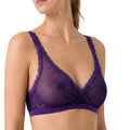 Valentina Cross Bralette Royal Purpe