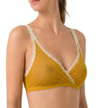 Valentina Cross Bralette Golden Yellow/White