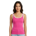 Valentina Camisole Fuchsia/White