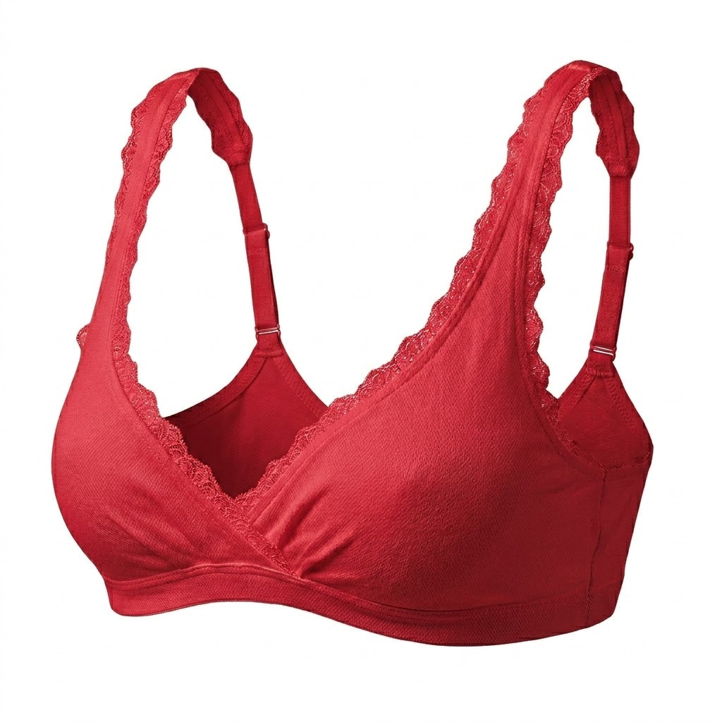 Valentina Cross Bralette Tango Red