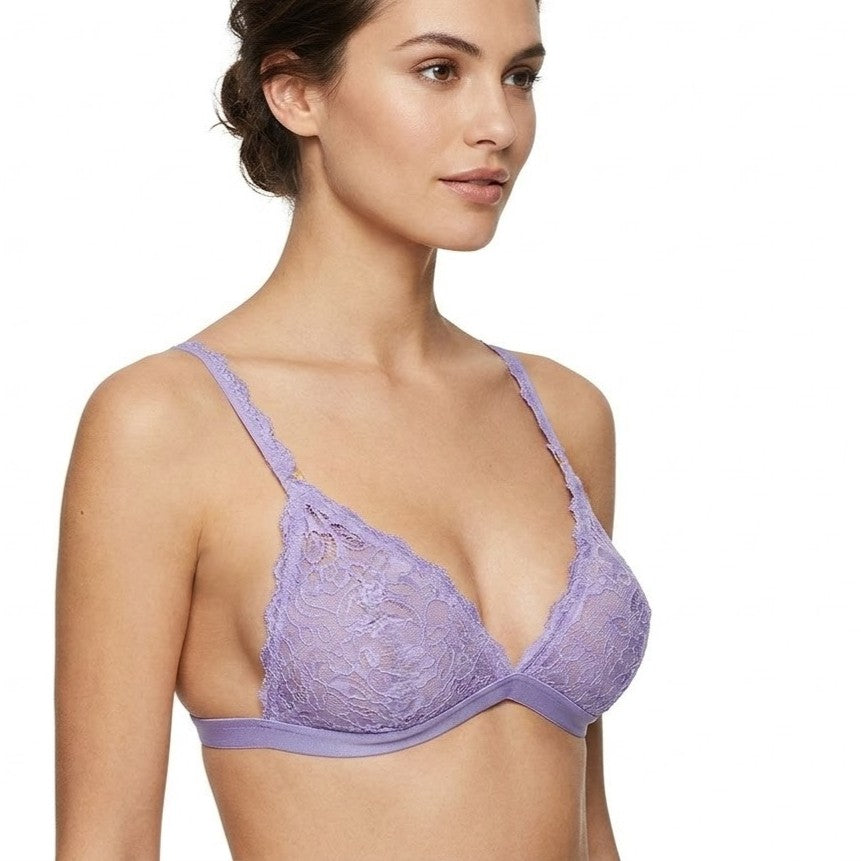 My Way Triangle Bralette Lavender