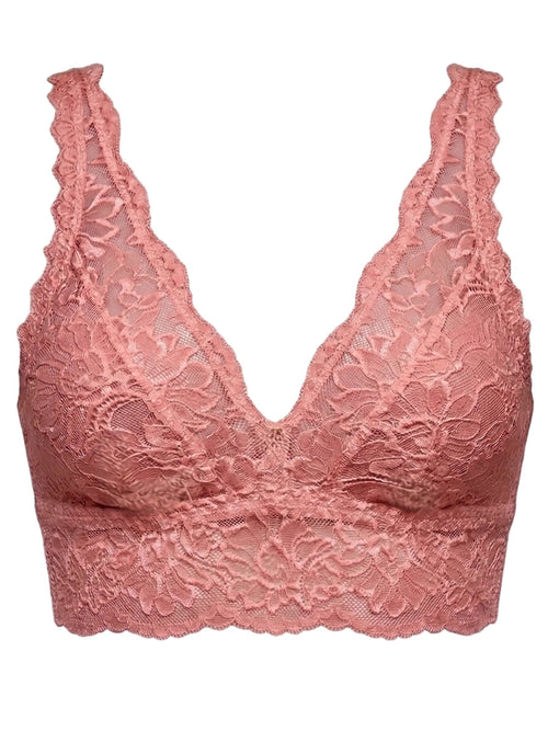 My Way Long Line Bralette Calypso Coral