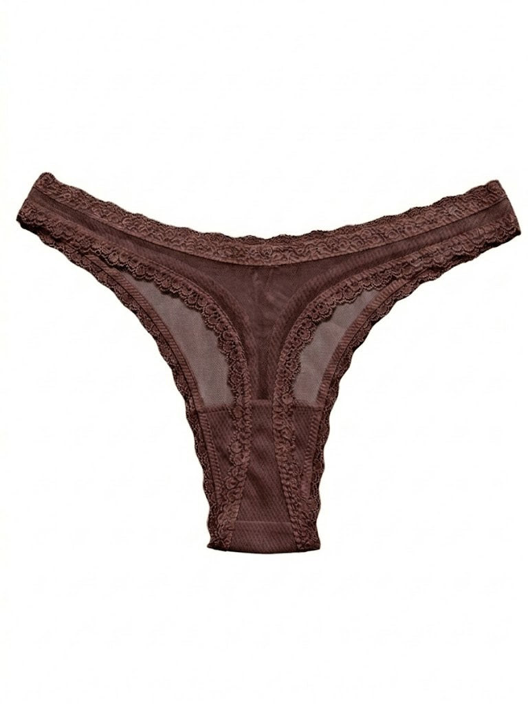 Valentina Low Rider  Thong Peppercorn