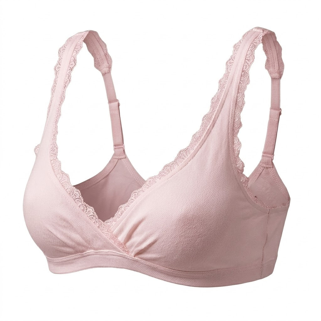 Valentina Cross Bralette Pink Lily